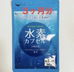 水素カプセル　約3ヶ月分x1袋　シードコムス　サプリメントのサムネイル