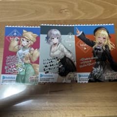 ホロライブ　ブロマイド風フォトカード　不知火フレア　白銀ノエル　尾丸ポルカのサムネイル