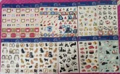 日本の和紙シール 12枚セットのサムネイル