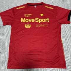 DESCENTE Move Sport 半袖シャツ レッド Oのサムネイル