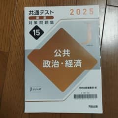 共通テスト 2025 公共 政治・経済 問題集のサムネイル