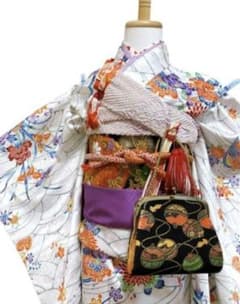 753　7歳　7歳から十三参り　大きめ　女の子　セット　一式　染型のサムネイル