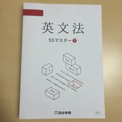 四谷学院 英文法 55マスター 下 解答集付のサムネイル