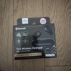 DAISO 完全ワイヤレスイヤホン TWS003 ブラックのサムネイル