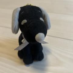 スヌーピー ぬいぐるみ マスコット ブラックのサムネイル