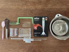 カフェドサボン　手作り石けん　アクリルモールド　カッター　ブラウンブレンダー カフェドサボン 手作り石けん アクリルモールド カッター ブラウン