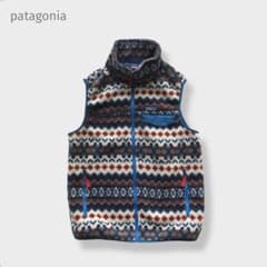 パタゴニアpatagoniaシンチラベストフリース総柄SスナップTナノパフR1 