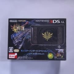Nintendo 3DS LL 몬한 4 팩 고아 마가라 블랙 소프트 2 개