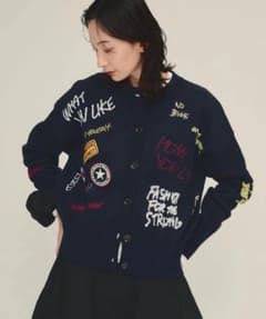 美品】即完売JEANASIS eL+1 Graffiti Cardigan - メルカリ