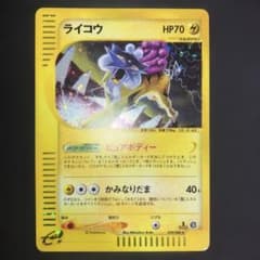 ライコウ 拡張パック第4弾 裂けた大地 039/088 eカード キラ 1ed