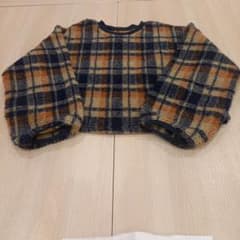 ボアトレーナー(原宿竹下通り)Mサイズショート丈のサムネイル