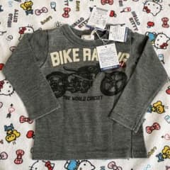 長袖Tシャツ 80サイズ グレーのサムネイル