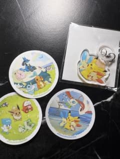 ポケモン　ステッカー3種 めじるしチャームのとめぐり スタンプラリー 非売品のサムネイル