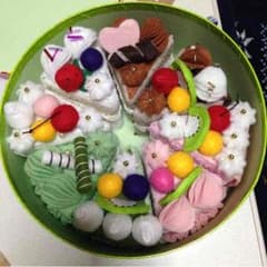 手作りフェルトケーキ《一部タオル地》セットのサムネイル