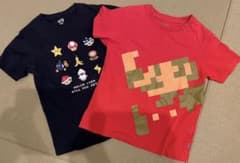 ユニクロ　マリオカート　130 2枚セット　Tシャツ　UTのサムネイル