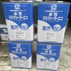 4缶セット 格安 水性ミラクシーラーエコ クリヤー - メルカリ