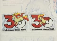 ポケモン 30周年記念 ステッカー 中国 ギャロップ・ポニータのサムネイル