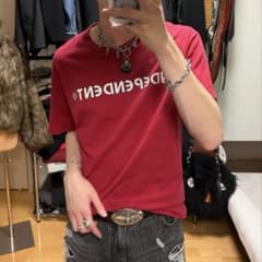 INDEPENDENT Tシャツ インディペンデント スケーター 赤 y2k - メルカリ