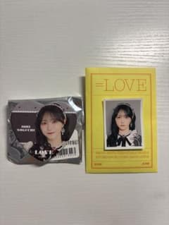 =LOVE 野口衣織 ハート型缶バッジ IDフォトセットのサムネイル