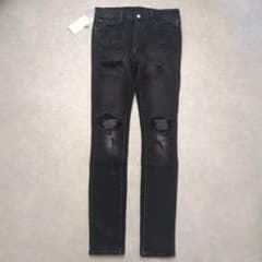 mnml X162 SKINNY DENIM 32 スキニーデニム ブラック - メルカリ