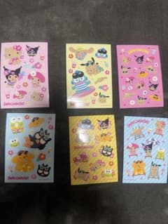 サンリオキャラクターズ シール 6枚セットのサムネイル