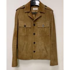 15SS サンローランパリ スエードレザージャケット 44 エディスリマン
