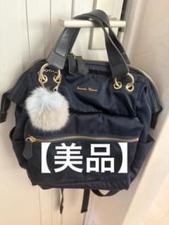 【美品】正規品！Samantha Thavasa リュック ネイビーのサムネイル