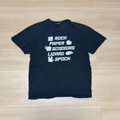 00s ロック・ペーパー・シザーズ　￼￼平成　黒　フェード　 ブラック　Y2Kのサムネイル