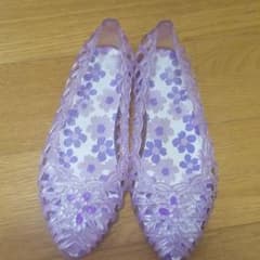 女の子★ビニールサンダル★18センチのサムネイル