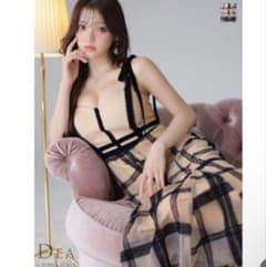 DEA. チェック柄シースルーナイトドレス　ドレス DEA. チェック柄シースルーナイトドレス ドレス - メルカリ