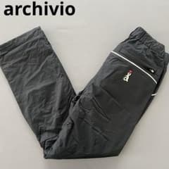 archivio アルチビオ　ナイロンパンツ　蓄熱　防風　防寒　レディース　黒 archivio アルチビオ ナイロンパンツ 蓄熱 防風 防寒 レディース 黒