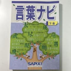 専用言葉ナビ 下巻 サピックス - メルカリ