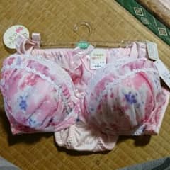 お得！大きいサイズ☆ブラ＆ショーツセットのサムネイル