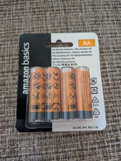 amazon basics AA 単三形乾電池 8本入りのサムネイル