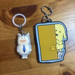 まめきちまめこ めじるしアクセサリーラバーチャーム 2点セットのサムネイル