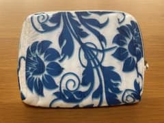ESTEE LAUDER ポーチ 花柄 ブルーのサムネイル
