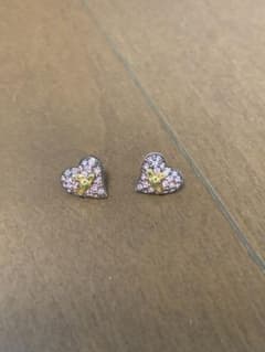 Vivienne Westwood ハート ピンク ピアス 中古のサムネイル