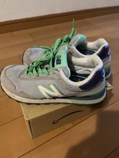 New Balance 515 Classic スニーカー グレー グリーンのサムネイル