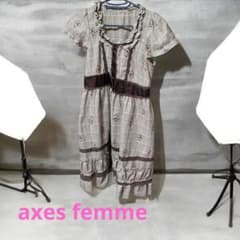axes femme チェック柄ドレス M　ロリータ　地雷系　量産型のサムネイル
