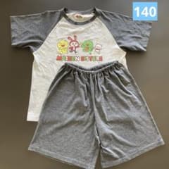 [마이젠 시스터즈] 반소매 반 바지 키즈 파자마 140cm 남녀