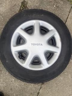 トヨタ 純正 15インチ スチールホイール 当時物　タウンエース　2本 トヨタ 純正 15インチ スチールホイール 当時物 タウンエース 2本