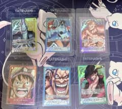 ワンピースカードゲーム リーダー パラレル 5枚セット ＋ ルフィのサムネイル