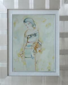 油絵 絵 絵画 インテリア F3-020311 人物 女性像