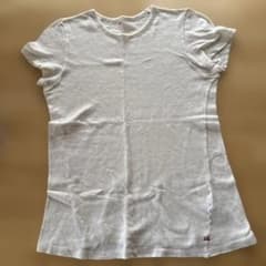 45rpm　R刺繍入り ホワイト 半袖Tシャツのサムネイル