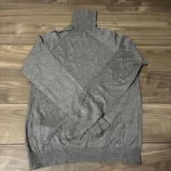 ZARA メンズ タートルネック ニット グレー Sのサムネイル