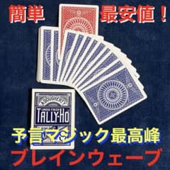 カードマジック 超名作ブレインウェーブデック 青箱 手品 BW-T14Bのサムネイル