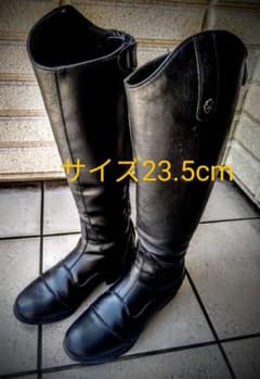 乗馬ブーツ　23.5cm　Shires　黒のサムネイル