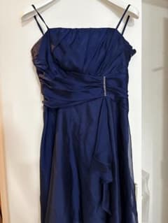 【高級】Vino Stella 結婚式 パーティードレス ネイビー ビジューのサムネイル