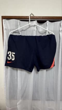 鹿島アントラーズトップ支給品 35番 Tシャツハーフパンツセット レッド 鹿島アントラーズトップ支給品 35番 Tシャツハーフパンツセット レッド