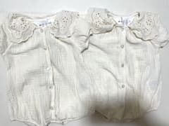 H&M ベビー ロンパース 2枚セット 0-1M 双子のサムネイル